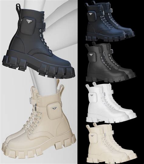 sims 4 prada monolith boots